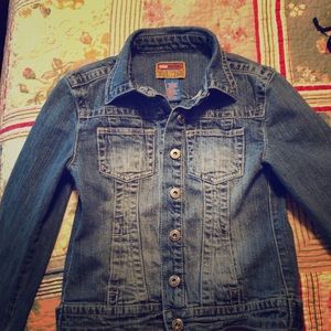 Girls Blue Asphalt Denim Jacket Small